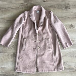 J Crew wool blend trench coat